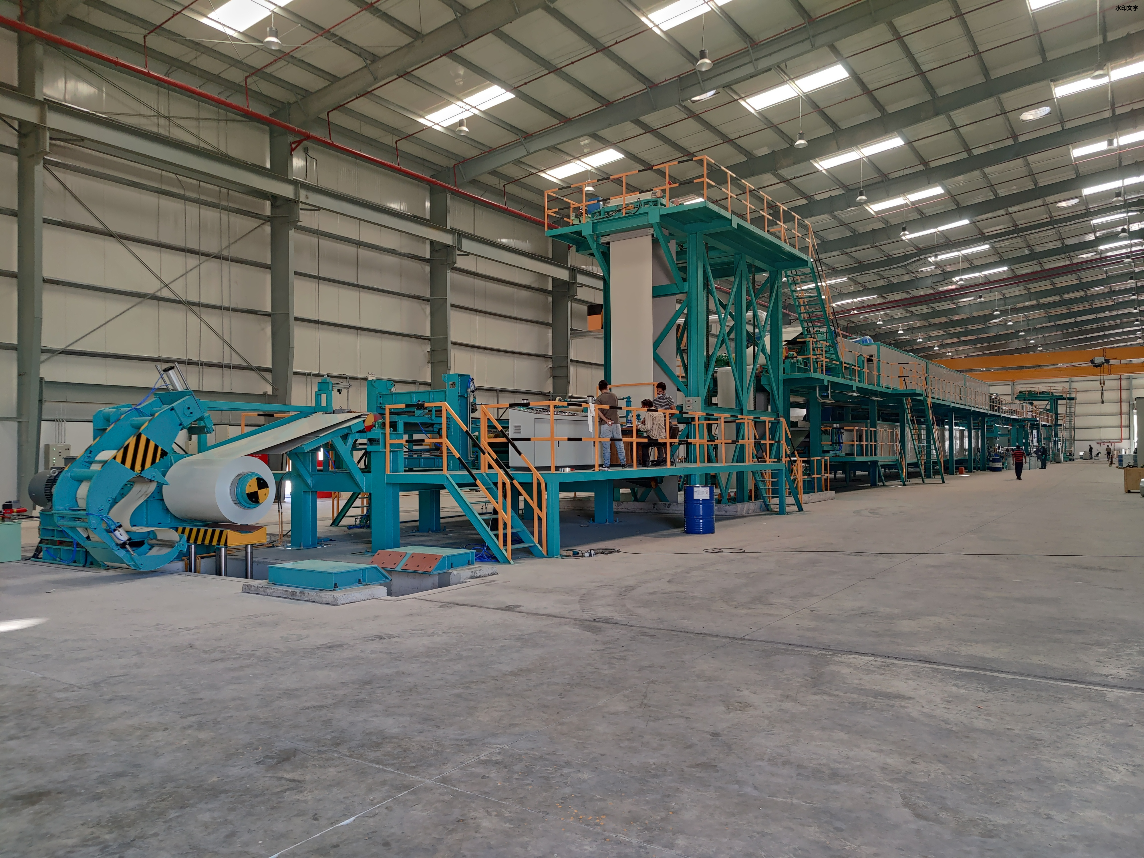 Continuous color coating line project contract HiTo and UAE 2020