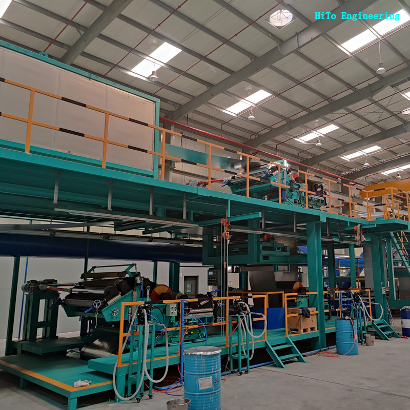 Colour coating line customized by HITO Equipment Engineering